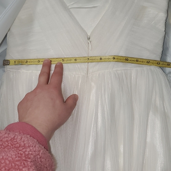 Modern Trousseau Gwen Wedding Dress Ivory Size 12 - Picture 11 of 12